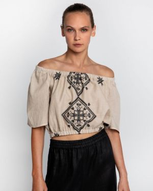 beige/black