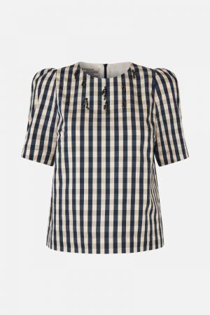  navy check