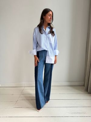 blue stripe