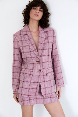  burgundy check