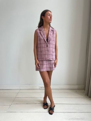  burgundy check