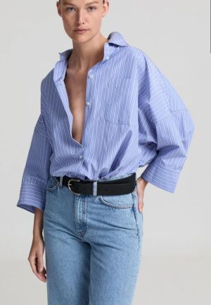 light blue stri